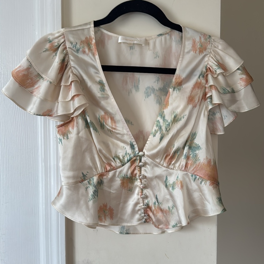 LoveShackFancy silk blouse - Picture 4 of 12